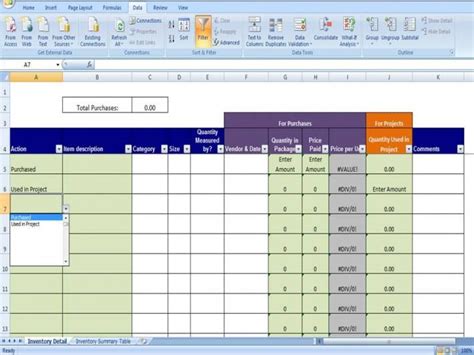 Multiple project tracking template excel provides a mechanism to manage multiple projects in a single template. Materials Inventory Tracking Template Calculates Amount of ...