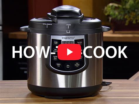 How To Cook With The Presto Electric Pressure Cooker Plus How To Video Presto