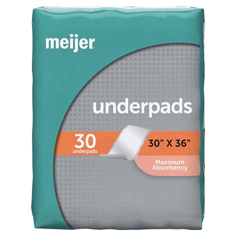Meijer Underpads Extra Large 30 Ct Pads Meijer Grocery Pharmacy
