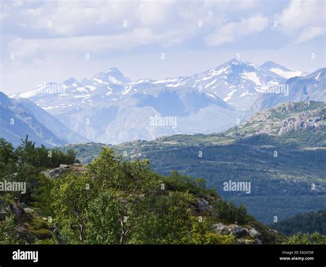 Mountain Scenery Jotunheimen Norway Scandinavia Mountain Ranges In