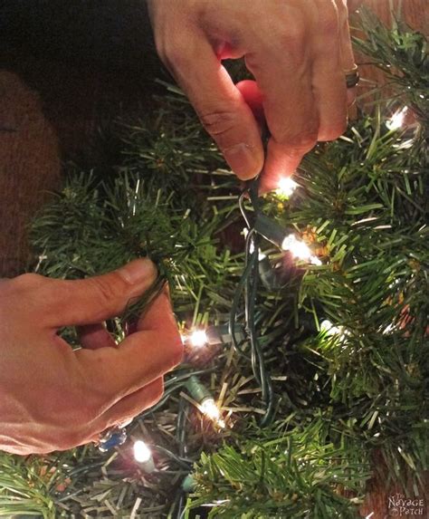 Diy Christmas Decor From An Old Fake Xmas Tree The Navage Patch