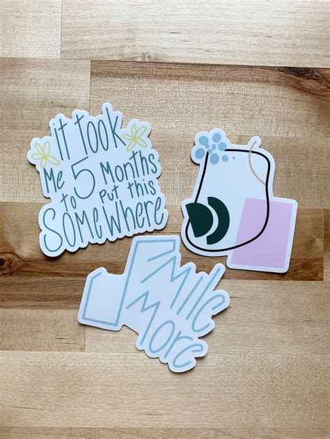 Vinyl Sticker Die Cut Sticker Smile More Sticker Waterproof Etsy