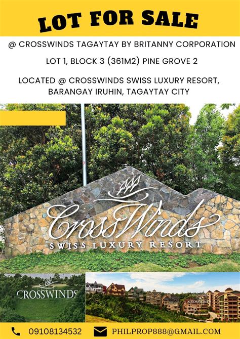CROSSWINDS TAGAYTAY Property For Sale Lot On Carousell