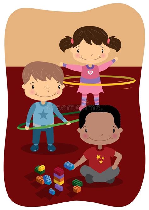 Kids Indoor Play Stock Vector Illustration Of Indoor 44455698