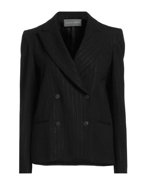 Alberta Ferretti Suit Jacket In Black Lyst