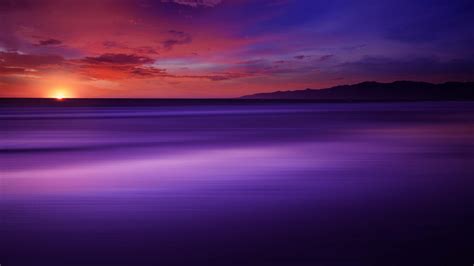 Purple Sunset Hd Wallpaper Backiee