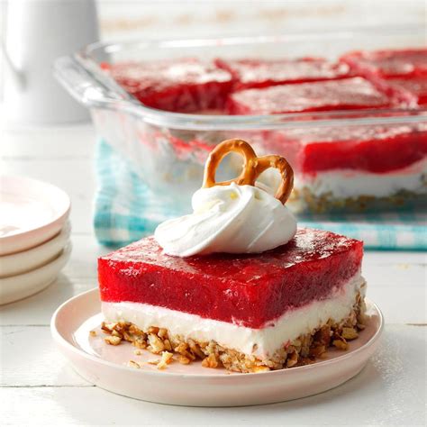 All Time Best Strawberry Jello Pretzel Dessert Easy Recipes To Make At Home