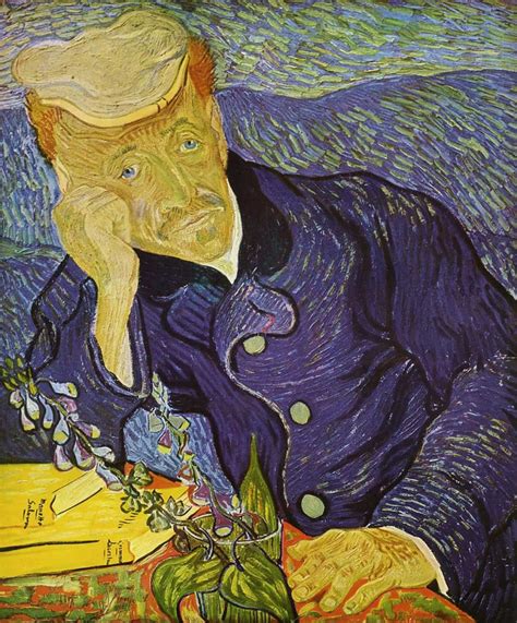 Vincent Van Gogh Portrait Of Doctor Gachet 1890 Vincent Van Gogh