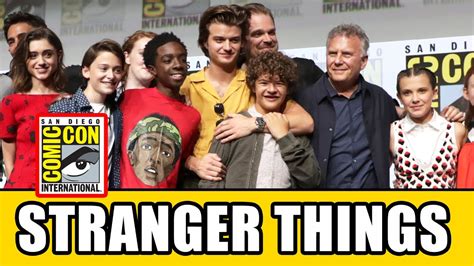 Stranger Things Comic Con Panel Season 2 News And Highlights Youtube