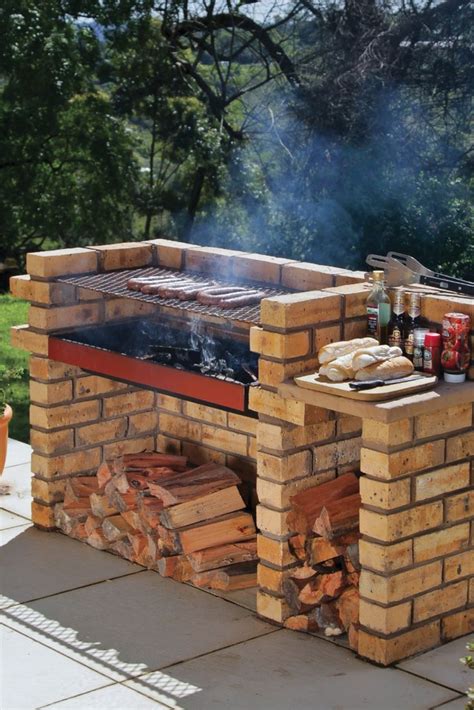 Quick And Easy Built In Barbecue Outdoor Decor Backyard Backyard Patio Designs Outdoor Grill Diy