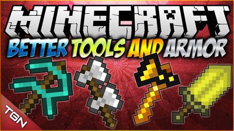 Minecraft 1710 Better Tools And Armors Mod Herramientas