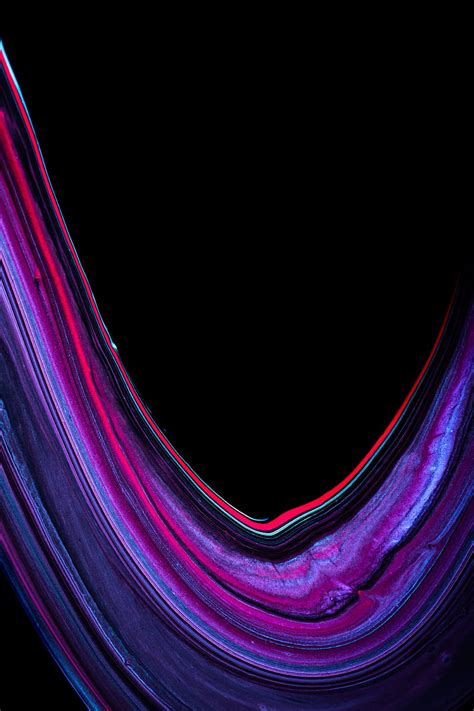 Paint Liquid Bend Stains Abstraction Purple Hd Phone Wallpaper
