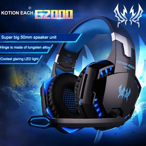 Kotion Each G2000 Over Ear Game Gaming Headphone Headset Earphone
