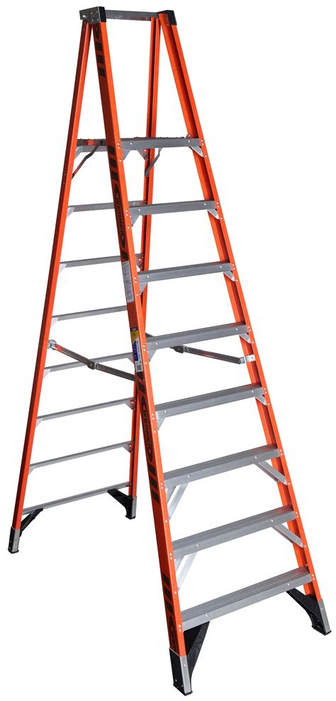 10 Foot Tall Platform Ladder Step Ladders At Lowes Com
