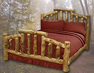Low or high platforms, taller headboards or any other special requests and custom orders are welcome. Amazon.com: Mountain Cottage Rustic Aspen Log Bed - King ...