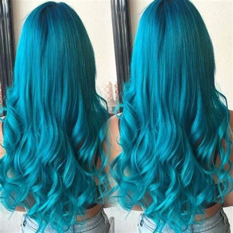 Wonderful Mermaid Hairstyle~ Love This Turquoise Hair