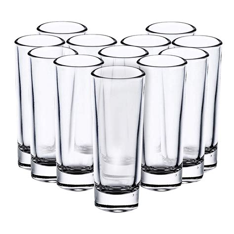 Bulk 24 Pack Clear Shooters Tall Shot Glasses For Parties Parfaits