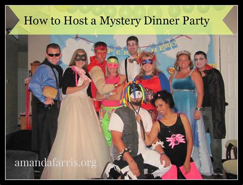 To guide them through the presentation, mr. 31 Days- How to host a Mystery Dinner Party - Amanda Farris