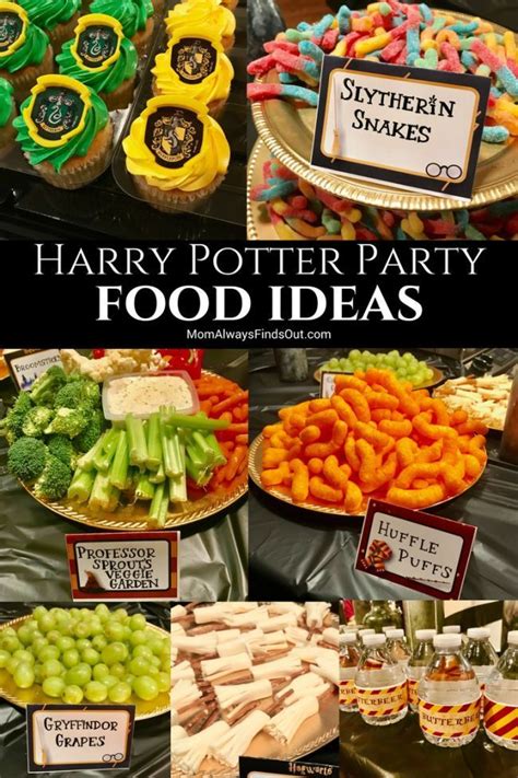 Harry Potter Birthday Party Food Ideas Mom Always Finds Out Harry