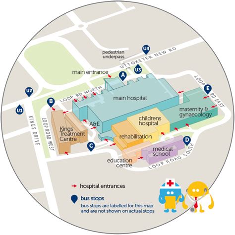 Royal Surrey Hospital Map