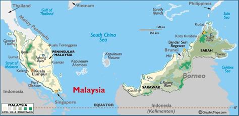 Malaysia Maps And Facts