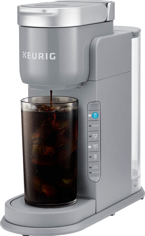 Customer Reviews Keurig K Iced Single Serve K Cup Pod Coffee Maker Gray 5000371871 Best Buy
