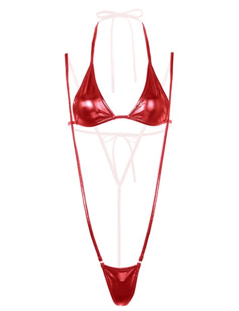 Women Slingshot Monokini Micro Thong G String Bikini Underwear Swimwear