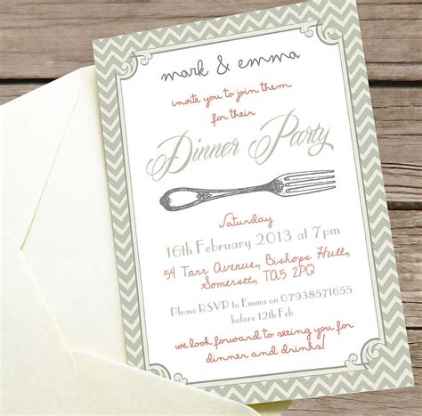 No matter what online dinner party invitation you start with, spice the recipe as you see fit with the help of the online design tool. personalised 'dinner party' invitation by precious little ...