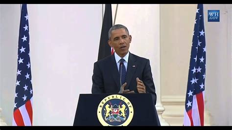 Obama For Lgbt Rights In Africa Kenyan Leader Disagrees Youtube