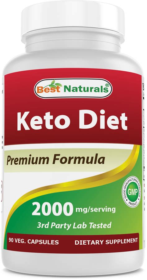 Best Naturals Keto Diet Pills 2000 Mg 90 Vegetarian Capsules