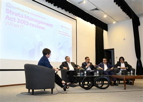 The housing and local government ministry is studying proposals to improve the strata management act 2013 (sma). PHOTO GALLERY: EdgeProp.my Fireside Chat on Strata ...