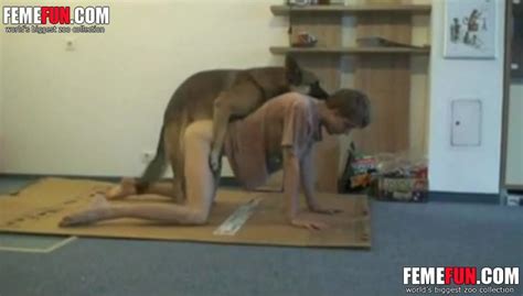 Young Thin Guy Getting His Dogs Dick In The Ass Xxx Femefun
