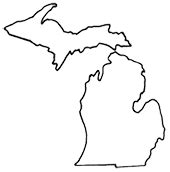 Michigan Outline ClipArt Best