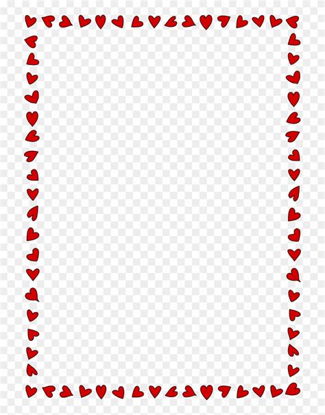 Download Valentines Day Page Borders Clip Art For Kids Png Download