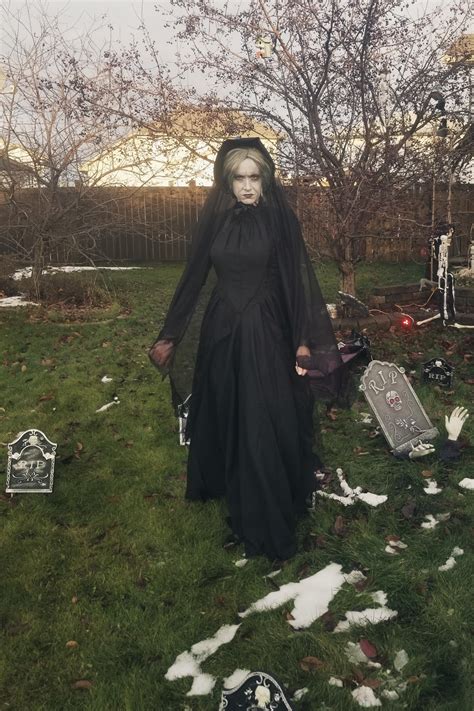 My Halloween Costumethe Lady In Black Ghost Rhalloween