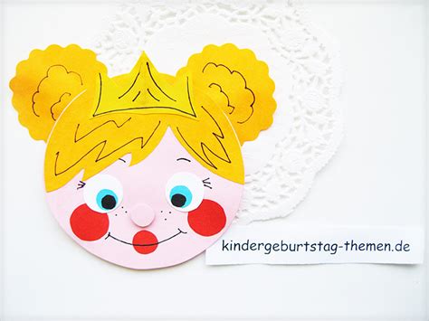 Prinzessin basteln: Anleitung für die Kinder