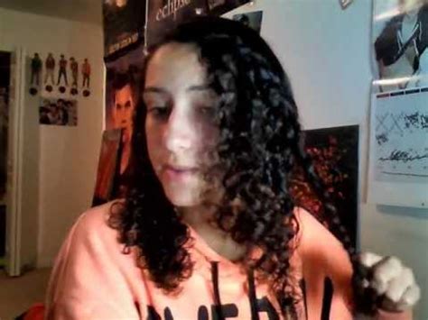 Start a waterfall braid at the forehead on both sides, connecting them in the back. Waterfall Braid For REAL Curly Hair - YouTube