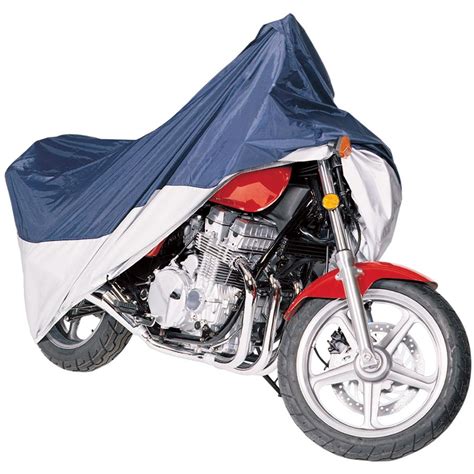 Classic Accessories Motogear Motorcycle Cover Xl Blue And Silver