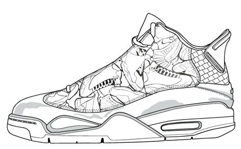 Since then, the jordan 1 high has had a relatively consistent presence in the market, as it's been featured in the 22/1 collezione 'countdown' pack. Air Jordans Drawing at GetDrawings | Free download