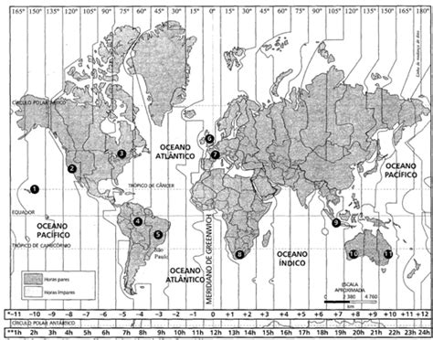 Mundo Fusos Hor Rios Fusos Hor Rios Atividades Com Mapas Mapa Mundi