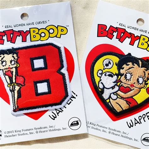 ワッペン ベティブープ Betty Boopbレッドandブラック ワッペン・アップリケ・ステッカー・バッジ通販 ワッペンストア本店