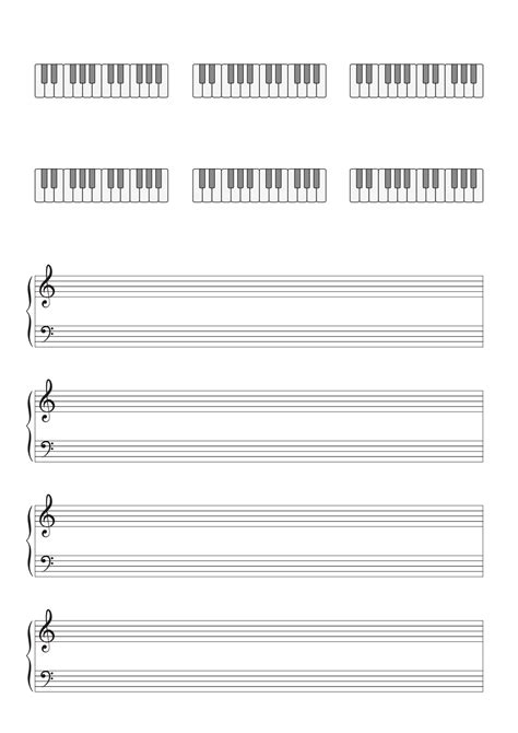 Free Blank Sheet Music To Download In Pdf La Touche Musicale