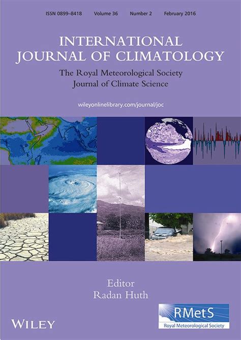 International Journal Of Climatology Vol 36 No 2