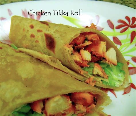Chicken Tikka Rolls Wraps And Rolls Shanaz Rafiq Recipes