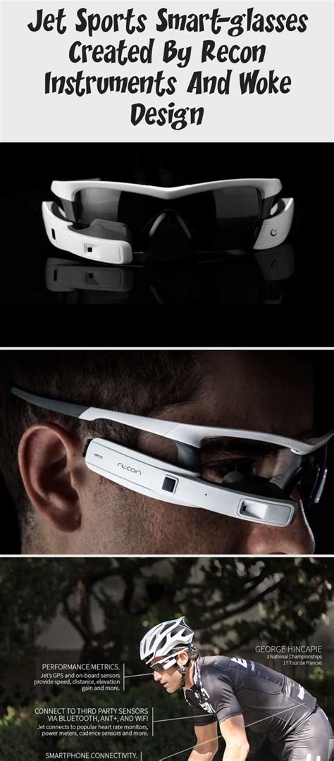 Jet Sports Smart Glasses Created By Recon Instruments And Woke Design