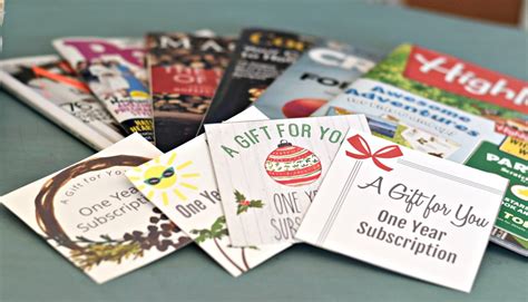 Print Our Free Magazine Subscription T Tags Frugal T Idea