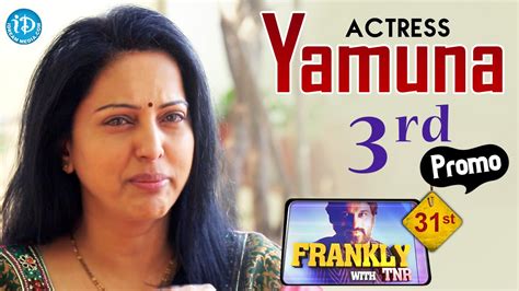 Actress Yamuna Exclusive Interview Promo Frankly With Tnr Talking Movies With