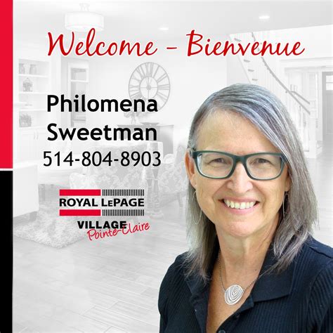 Welcome Philomena Sweetman Royal Lepage Village
