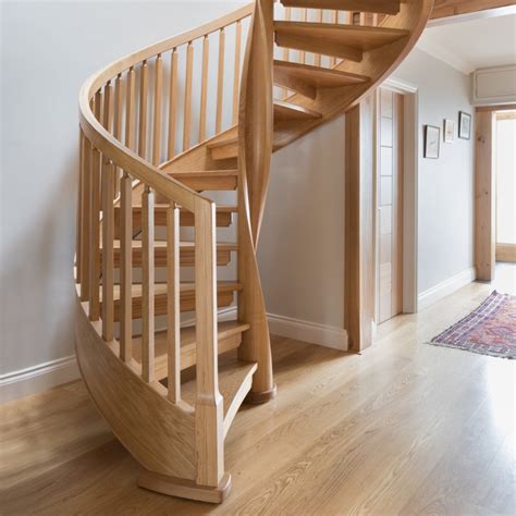Solid Timber Spiral Staircase Made In Britain