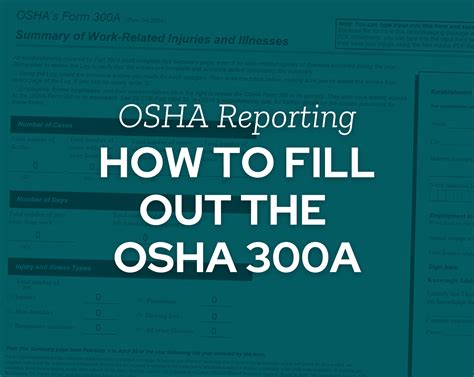 How To Fill Out Your Osha 300a Form Kpa